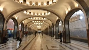 Moscow the famous metro stations.11 самых красивых станций московского метро