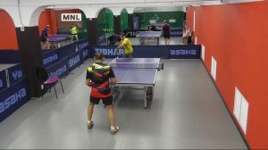 Гуреев А. - Крючков И. играем турнир по настольному теннису в Академии НТ table tennis game 17.01