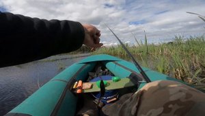 Ловля карася на маховую удочку.