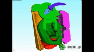 Видео КЛКТ реконструкции шоколадного яйца с игрушкой