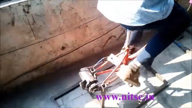 fabrication of Pedal Powered Electricity Generator Project смотреть онлайн
