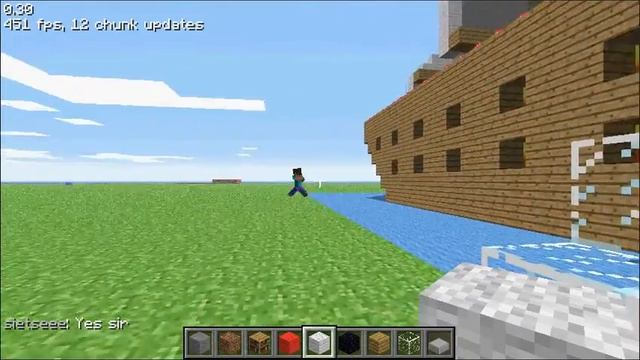 MINECRAFT BOAT (half finished) смотреть онлайн