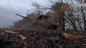 💥 Экипаж танка Т-90А группировки войск «Запад» огнем с закрытой огневой позиции уничтожил опорный