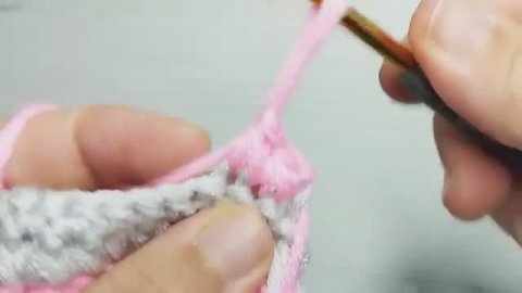 Простой узор крючком - Вязание крючком #узорыкрючком #узоркрючком #вязаниекрючкомузоры