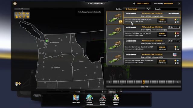 ATS - Cascadia Day Cab Build  Drive BIG WHEELS