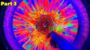 Art Videos paint spinning illusion ASMR long Part 3