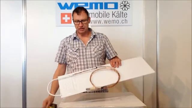 Kühlaggregat Verdampfer 041 Kühlelement 0.41 für Kühlbox Boot Caravan WEMO Secop BD35F 12V 24 Volt