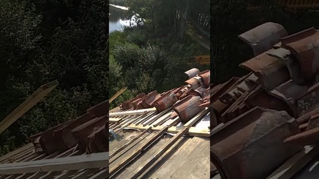 Красота калининградской области.ремонт крыши