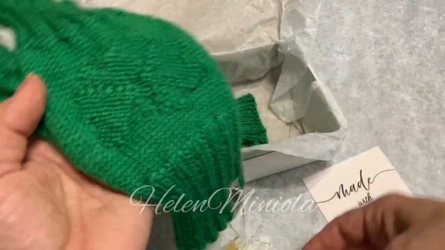 Подарок девушке вязаные митенки