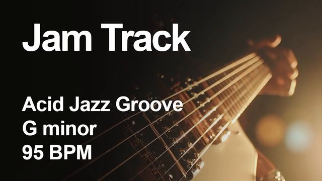 Acid Jazz Groove Jam Track in G minor - BJT #7