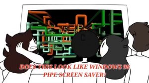 DOES THIS LOOK LIKE WINDOWS 98 PIPE SCREEN SAVER WHAT IS THIS!? | BoiHarith