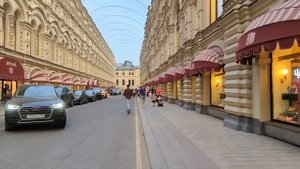 Москва, Ветошный переулок/Moscow's downtown, Vetoshny side street (behind the GUM store)