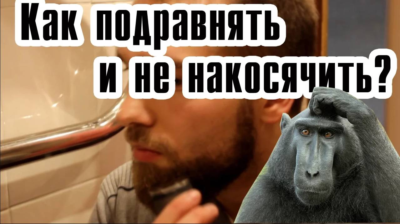СТРИЖКА БОРОДЫ - или как подровнять не выходя из дома смотреть онлайн