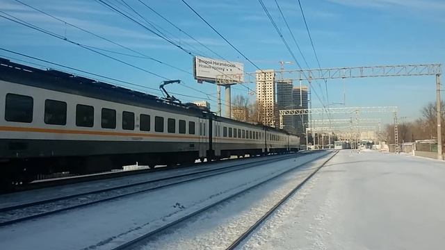 ЭП2Д-0070 ЦППК Перекраска Наше Подмосковье На перегоне Матвеевское-Очаково смотреть онлайн