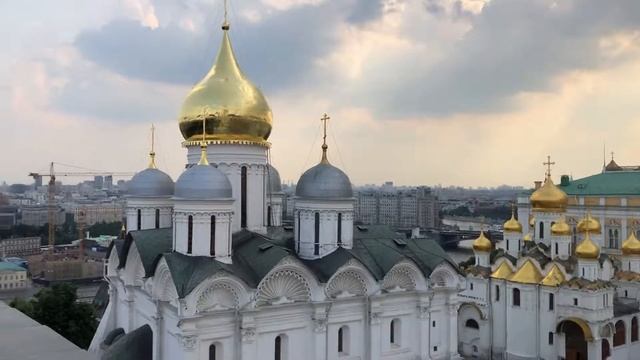 Вид с колокольни Ивана Великого. Кремль. Москва