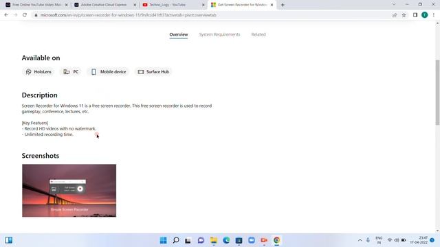 Best Free Screen Recorder Tool for Windows 11 смотреть онлайн
