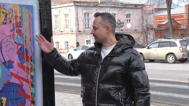 Алексей Сапёров о размещении выставки ульяновских авторов под открытым небом смотреть онлайн