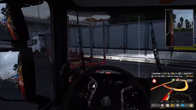 Euro Truck Simulator 2 Доставка дизельного палива (23 т) Частина 3 смотреть онлайн