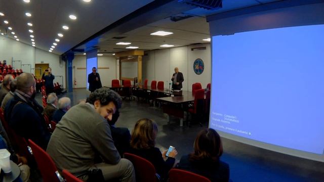 Michele Parrinello, "Atoms and computers", Science Colloquium at DFA, 11/12/2019 (4/5)
