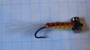Стример Eyes Minnow с красной спинкой