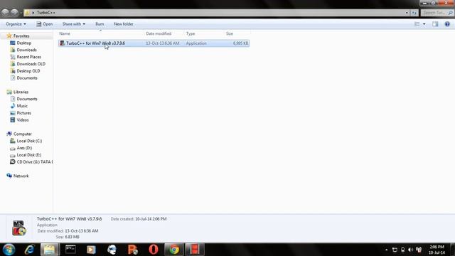 Run Turbo C++ on 64 Bit Win7/8 with Direct Setup