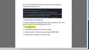 Fix 0x800706b5, Printer has experienced an unexpected configuration problem error on Windows