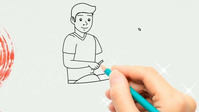 How to Draw a Fisherman on a Boat - Step by Step Tutorial смотреть онлайн