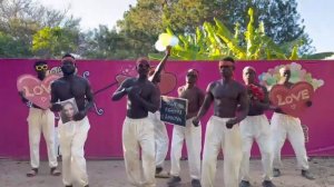 Поздравление из Африки - команда "РОМАНТИКИ"