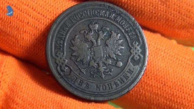Монеты номиналом 2 копейки 1903 года  и 1908 года Санкт-Петербургского монетного двора.  #464