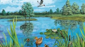 Пруд и Река | И. А. Крылов