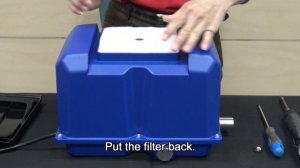 AirMac, linear air pump filter cleaning maintenance video for All Series