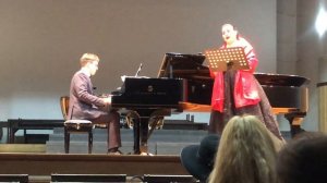 Меццо-сопрано Анна Кикнадзе / концертмейстер В. Попов (г. Владикавказ 12/2023)