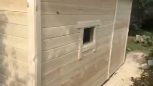 Баня 2х4 вход с торца