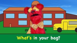 What is In Your Bag Song with Matt  School Classroom Items  Learn English Kids