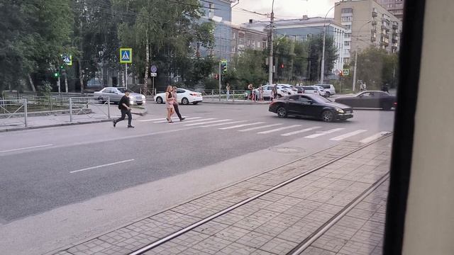 Новосибирск трамвай 13, 2 августа 2023 г. смотреть онлайн