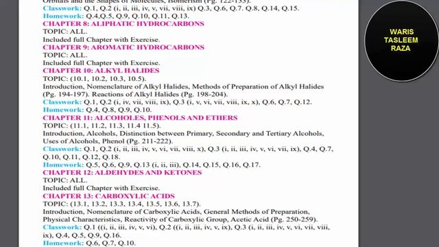 12 class smart syllabus fsc smart syllabus 2021 part 2 by waris tasleem  raza