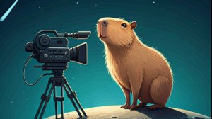 Кот Тиша и капибара Рюня снимают кино (часть 2)