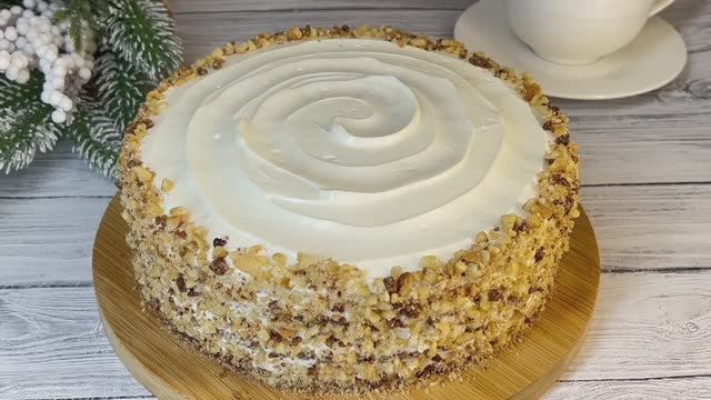 Торт СМЕТАННИК  “ Мишка на севере “ смотреть онлайн