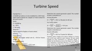 14  Performance Test of a Hydraulic Turbine Lecture