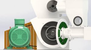 Гранулятор с кольцевой матрицей и регулировкой величины гранулы