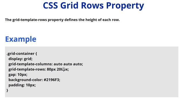 CSS Grid Row Property | CSS Grid: Spanning Multiple Rows and Columns in Grid | #css #grid #111