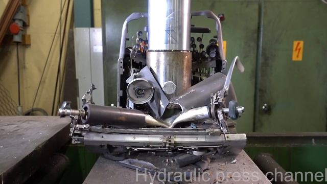 ГИДРАВЛИЧЕСКИЙ ПРЕСС VS СТАРАЯ ПЕЧАТНАЯ МАШИНКА смотреть онлайн