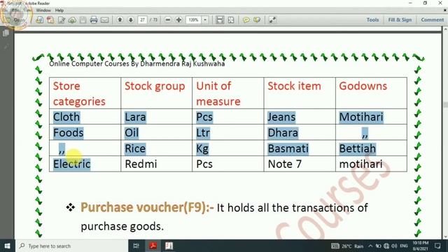 How to entry inventory projects || How to create inventory projects (Hindi) || Class-30 смотреть онлайн