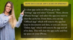 How do I clear app cache on iPhone?