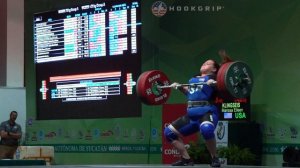 Marissa Klingseis (75+) - 142kg Clean and Jerk @ 2016 University Worlds