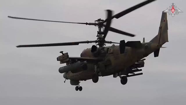 Боевая работа экипажа Ка-52