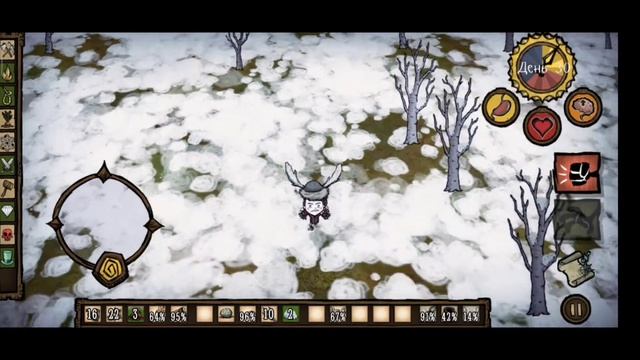  Dont Starve на телефоне выживание 0.8 Зимний гость 