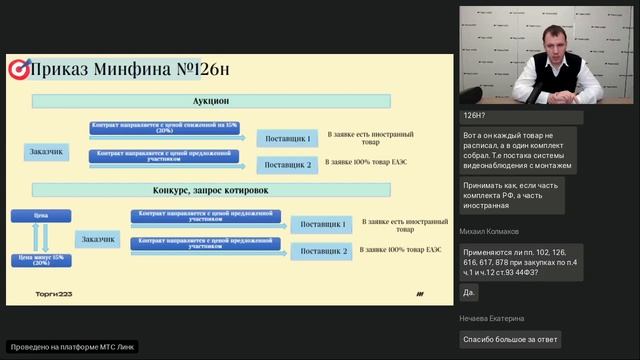 Ограничение в поставке товаров происходящих из иностранных государств (национальный режим)