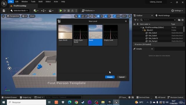 7. Create Our Project in Unreal Engine 5