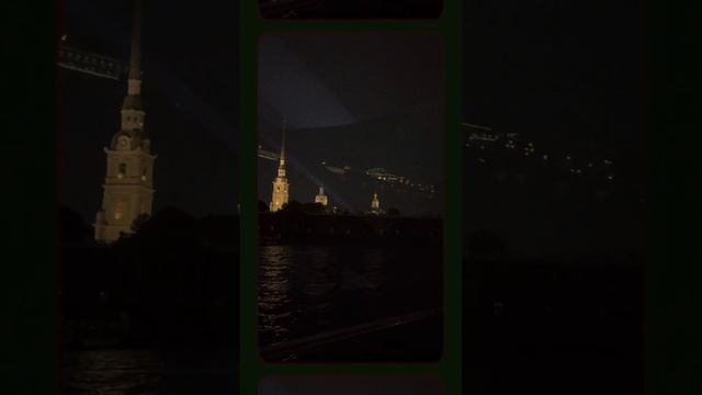 Развод мостов на яхте Galeon 640 в я Санкт-Петербурге